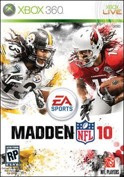 Madden NFL 10 (Xbox 360) by Electronic Arts Box Art