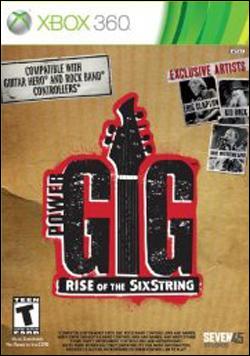 Power Gig: Rise of the Six String (Xbox 360) by Microsoft Box Art