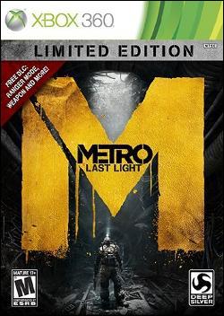 Metro: Last Light (Xbox 360) by Deep Silver Box Art