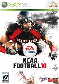 NCAA Football 10 Box art