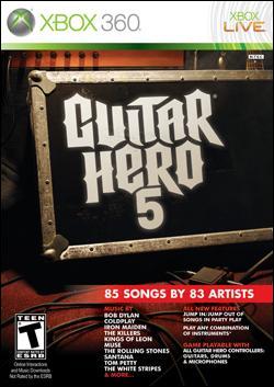 Guitar Hero 5 (Xbox 360) by Activision Box Art