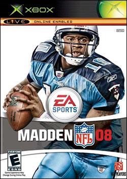 Madden NFL 08 (Xbox) by Electronic Arts Box Art