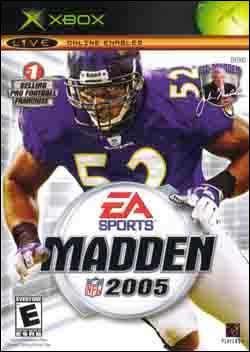 Madden NFL 2005 (Xbox) by Electronic Arts Box Art