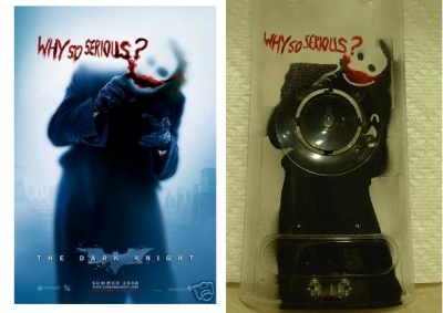 Inspired by the poster, which is pictured next to the plate.